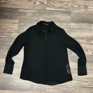 Sheer Black Blouse from Zara